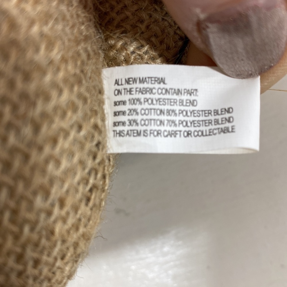 Burlap bunnyββββββββββββββββ - Picture 5 of 9